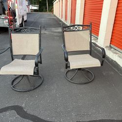 Two Outdoor Patio Chairs 