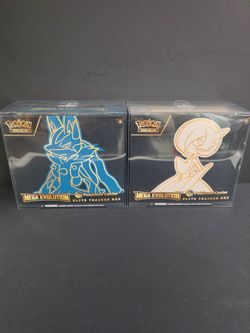 Pokemon Center Mega Evolutions Elite Trainer Box Lot of 2