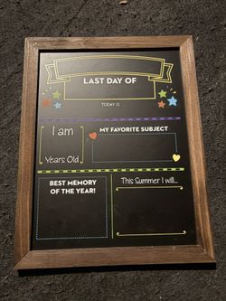 Double Sides Chalk Board