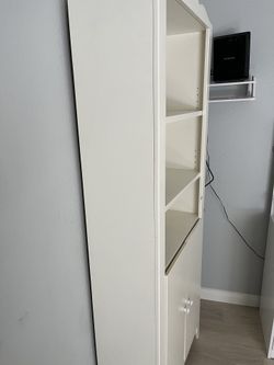 White IKEA Hensvik Bookshelf With Doors for Sale in Escondido, CA