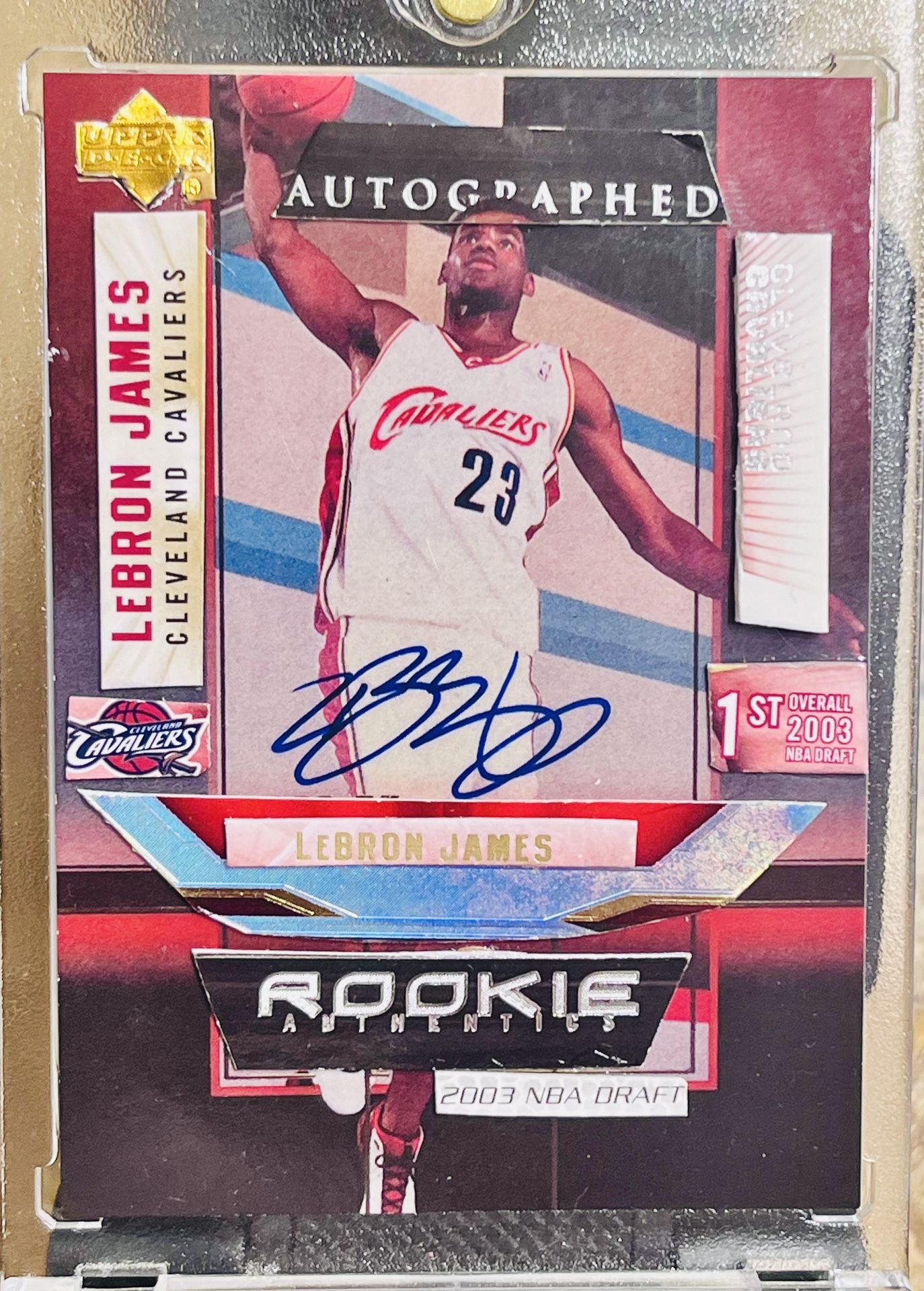 Lebron James Rare Auto Rookie Card 