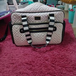 Betsy Johnson Large Diaper Bag/ Overnight Bag