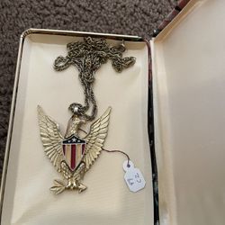 Vintage Patriotic EAGLE Pendant