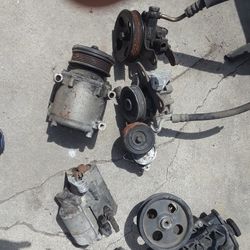 Alternator, Power Steering, Starter