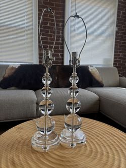 Glass lamp vintage rare