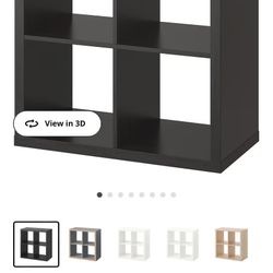 IKEA Kallax black/brown