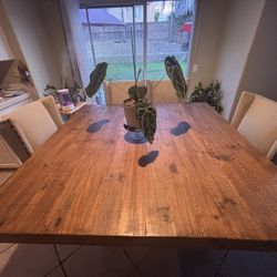 wood table
