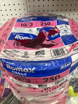 New romex wire 10/3