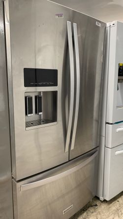 Kitchen Aid French Door Stainless Steel Fridge