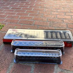Snap On Semi Deep 1/2”,3/8” and 1/4” socket sets