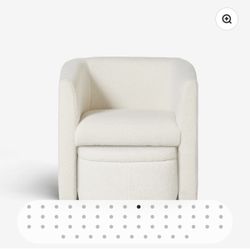 Accent Chair With Ottoman