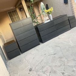 IKEA Black bedroom set