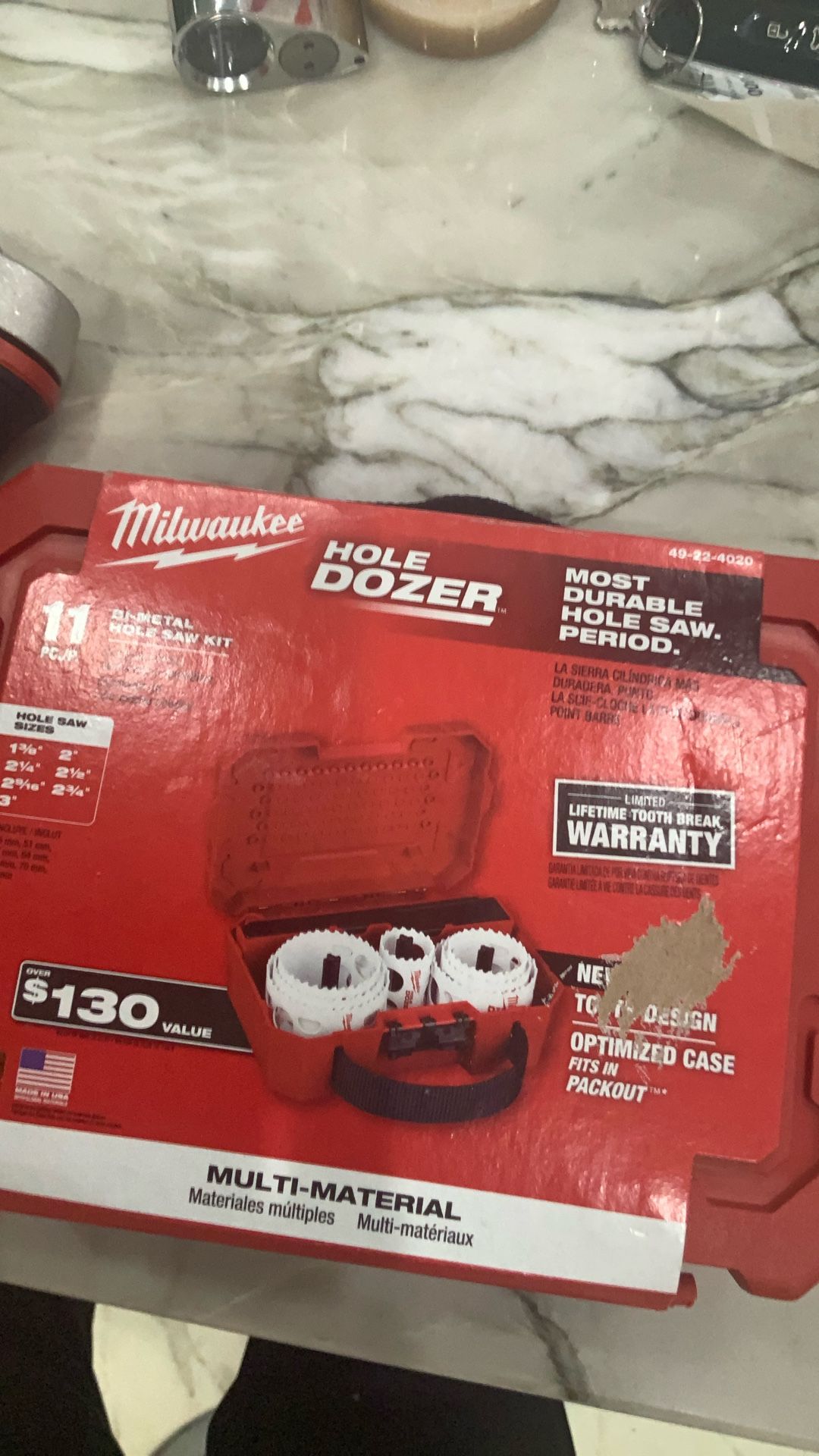 Milwaukee Hole Dozer General Purpose Bi-Metal Hole Saw Set (11-Piece) 49-22-4020 Brand New Item