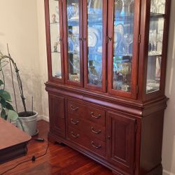 Dining Table With Chairs And China Cabinet