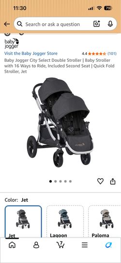 City select jogger stroller
