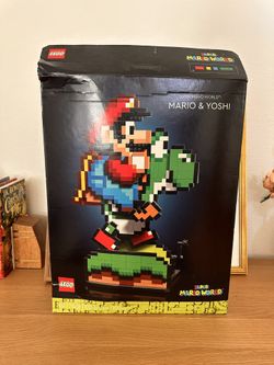 LEGO 71438 Super Mario World: Mario & Yoshi Building Set for Adults, Ages 18+ - Gift Idea for Birthdays