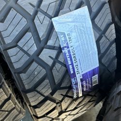 4tires 37x12.50-20 12 Ply 80 Psi $1250