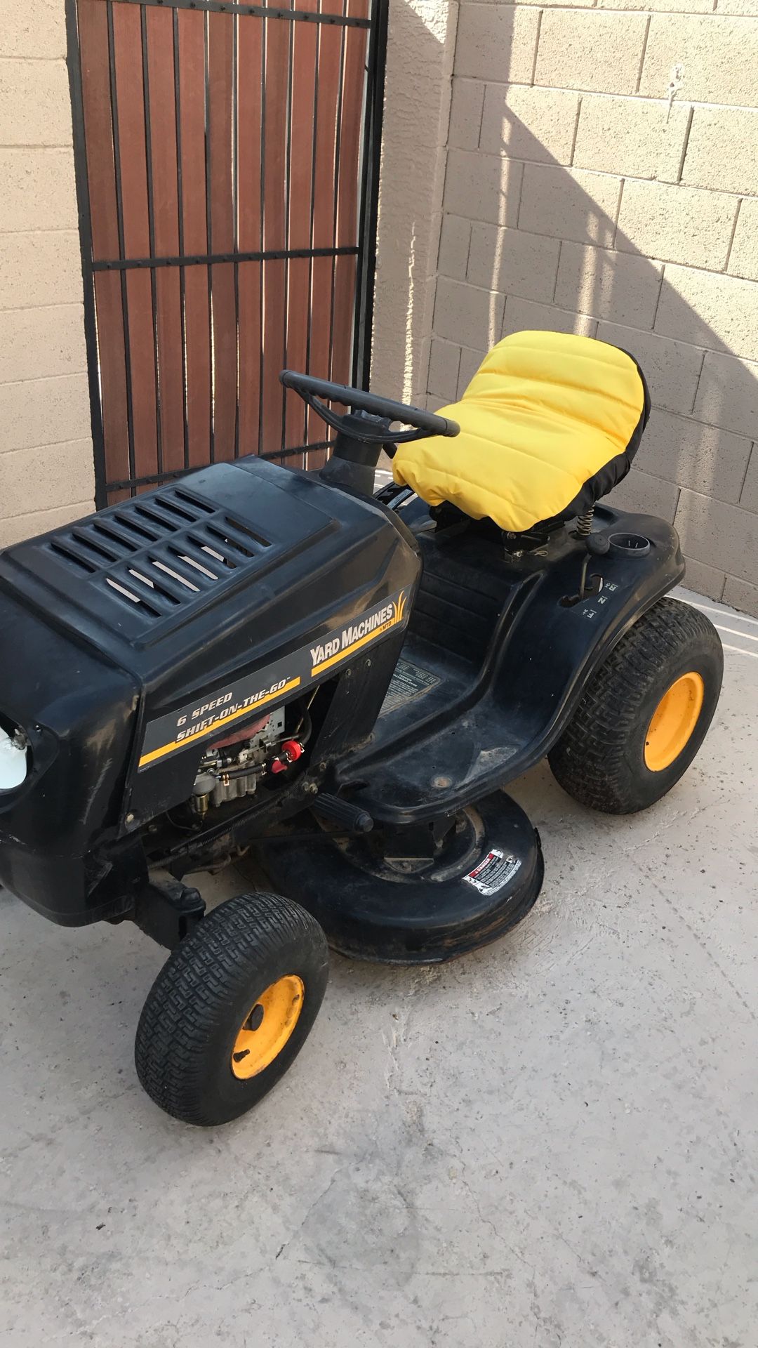 Yard Machines Riding Mower