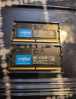 Crucial 16gb (x2 8gb) DDR5 4800 SODIMM Ram