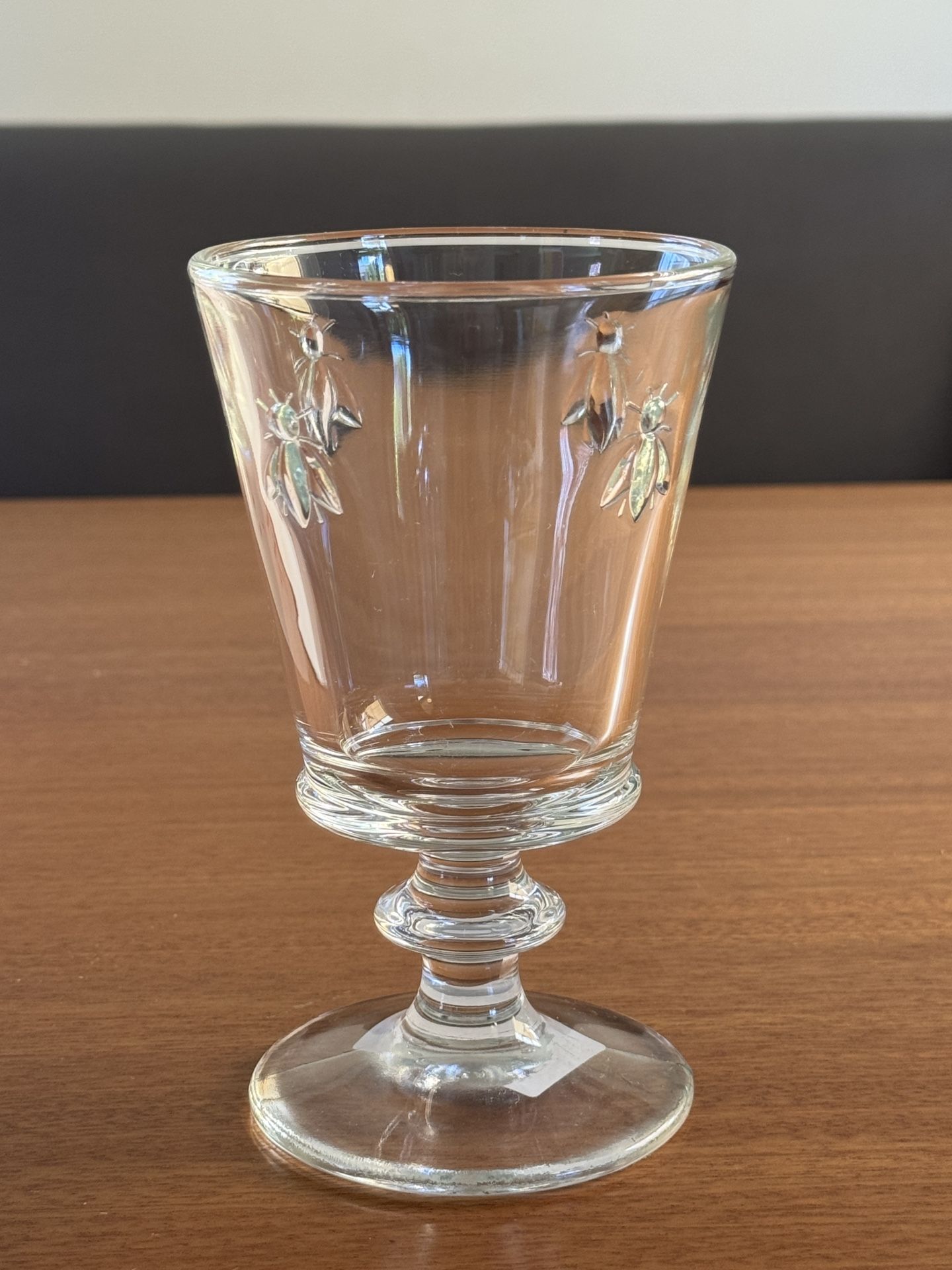 Set Of Six La Rochère French Bee Water Glasses