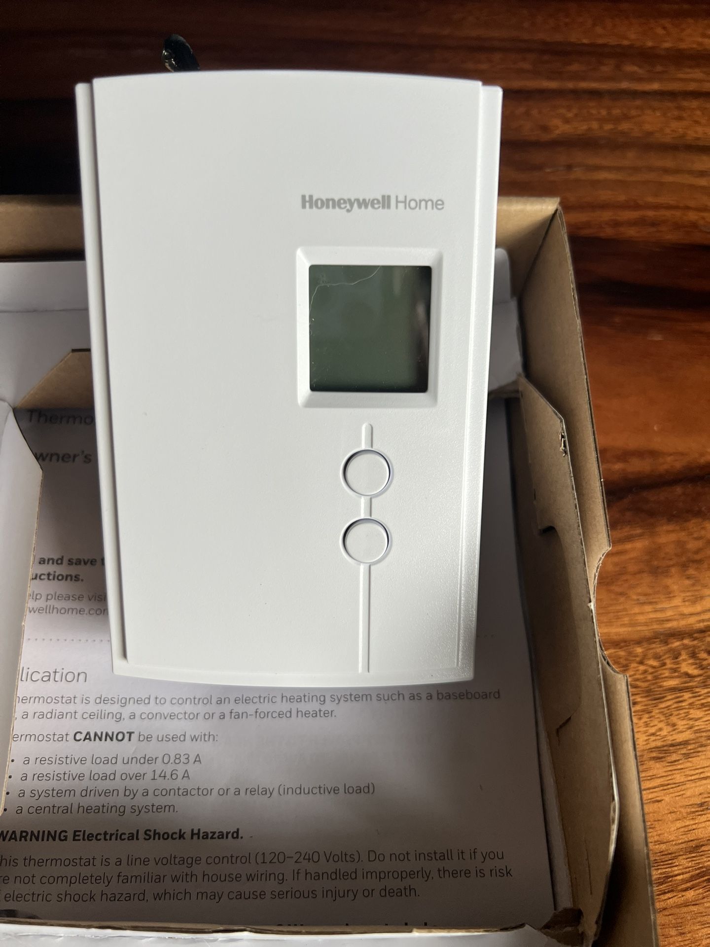 Honeywell Electric Baseboard Heating Digital Non-Programmable Thermostat (x4)