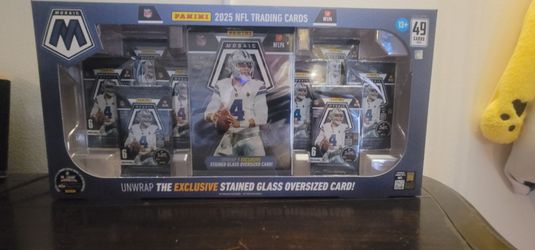 2025 Panini Mosaic NFL Football Exclusive Costco Bundle Box Sealed Stained Glass