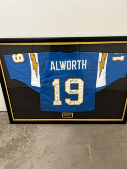 Lance Allworth signed memorabilia