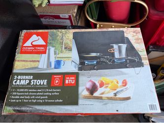 2-BURNER PROPANE CAMP STOVE