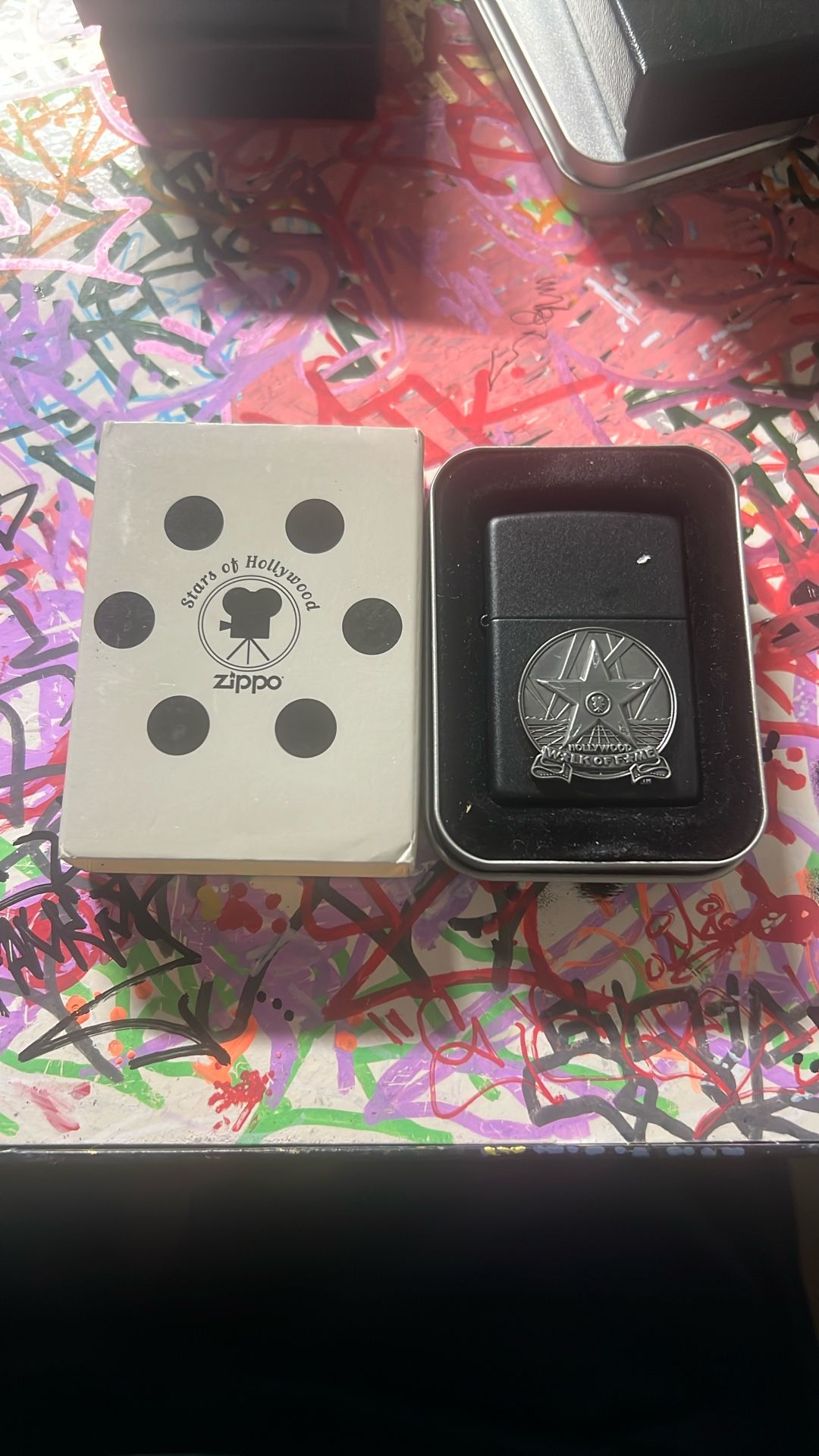 Hw Walk Of Fame Vintage Zippo Lighter New In Box Never Struck