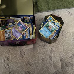 Randon Pokemon In Tin And Box!