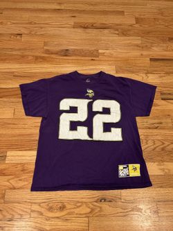 Vintage Y2K Purple Minnesota Vikings smith 22 t shirt  Size large  #NFL #gridiron