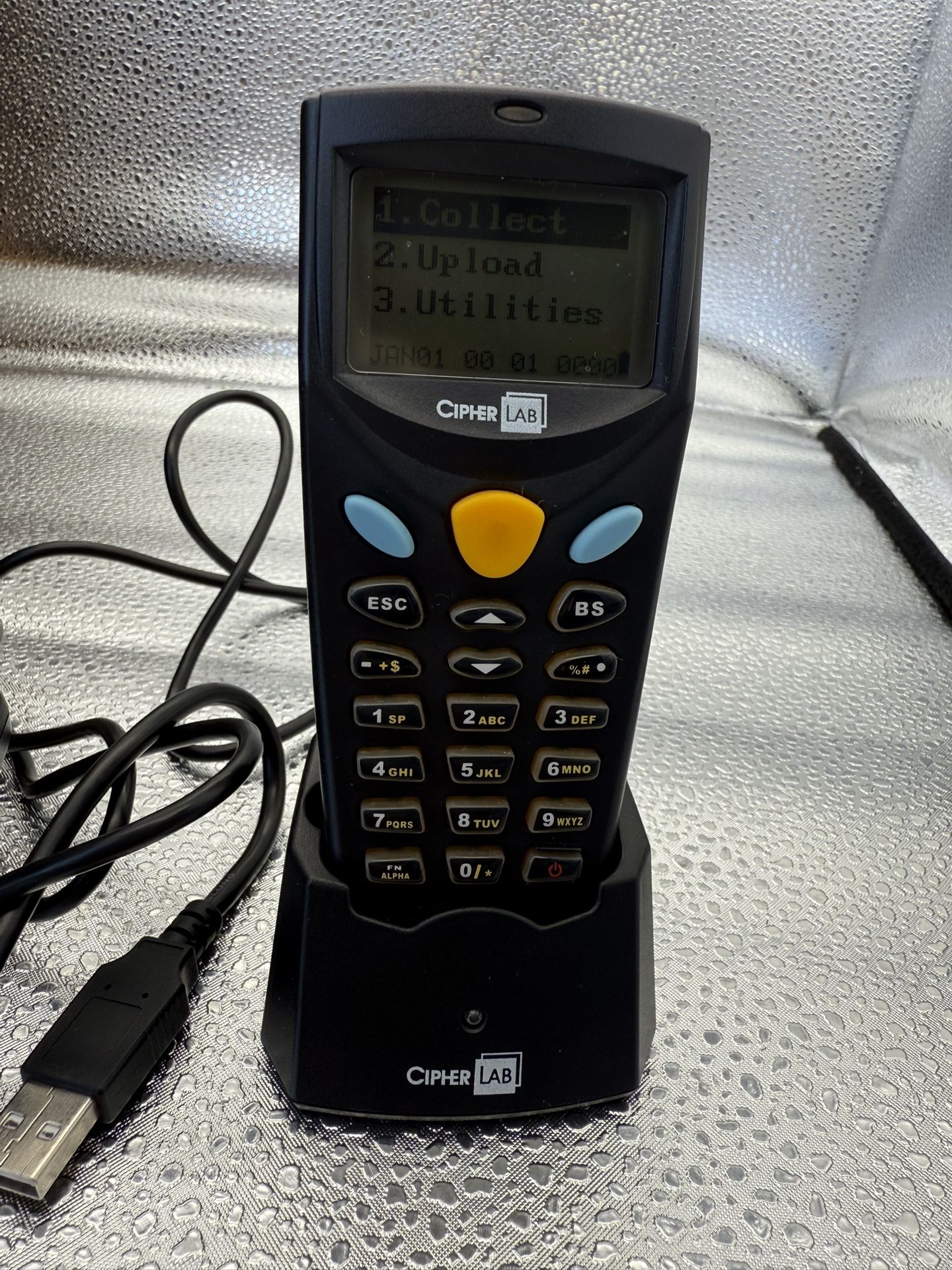 Cipherlab Cipher 8000 C 8000C Inventory Machine Wireless Barcode Scanner w/  Box