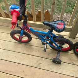 Spider Man Themed Bike / Mini 4 Wheeler For Toddler 