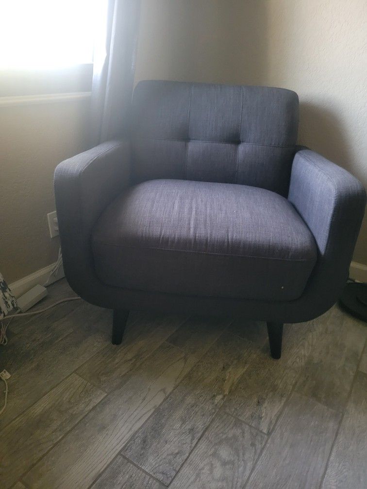 Charcoal  Three Piece Couch Set 