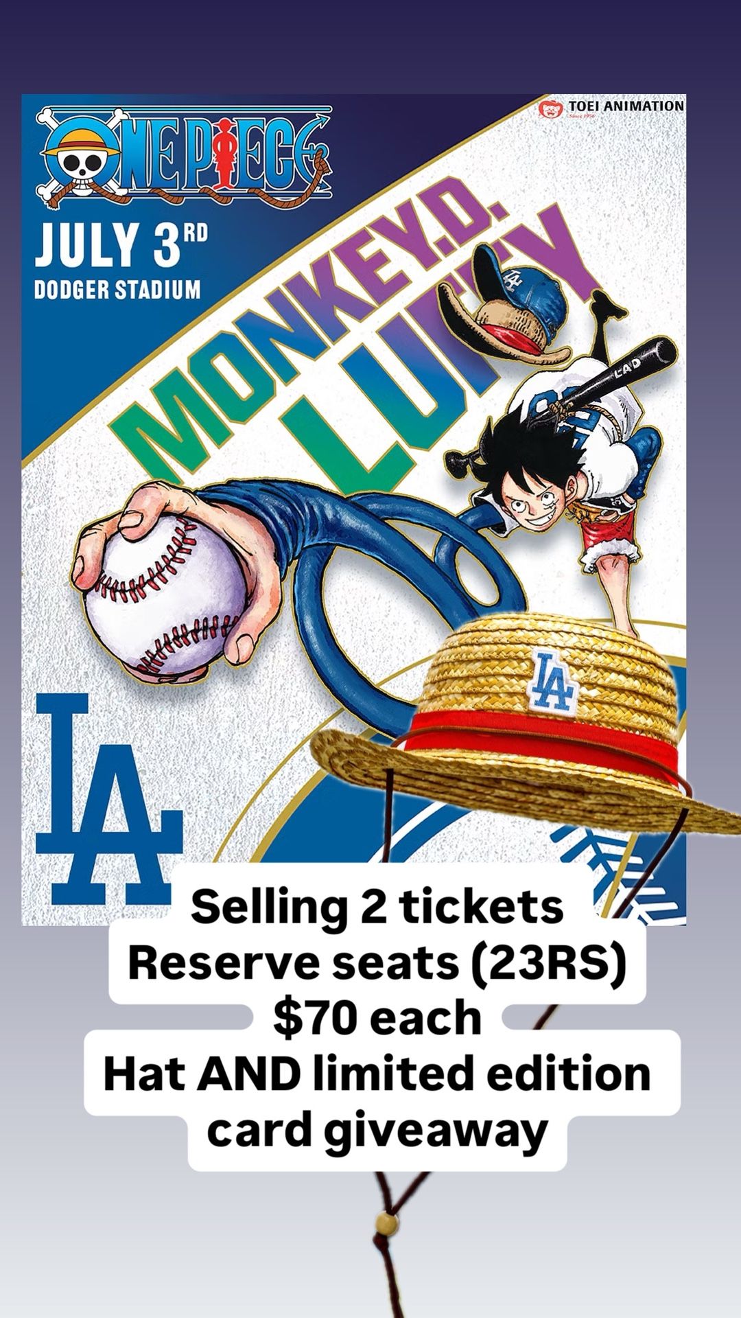7/3/2025 Dodger Tickets