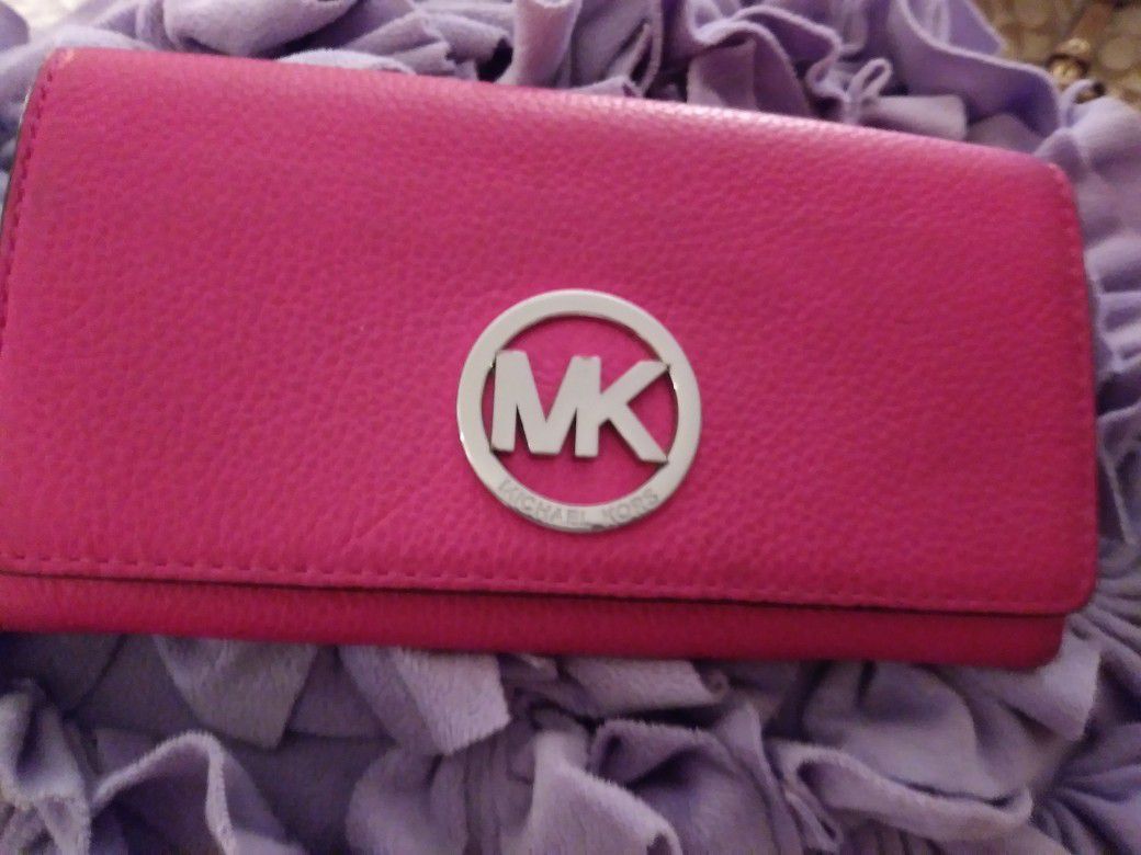 MK Wallet Pink Pretty