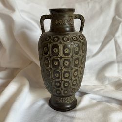 Japanese mixed metal vase