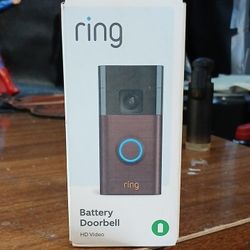 Ring Battery Doorbell.