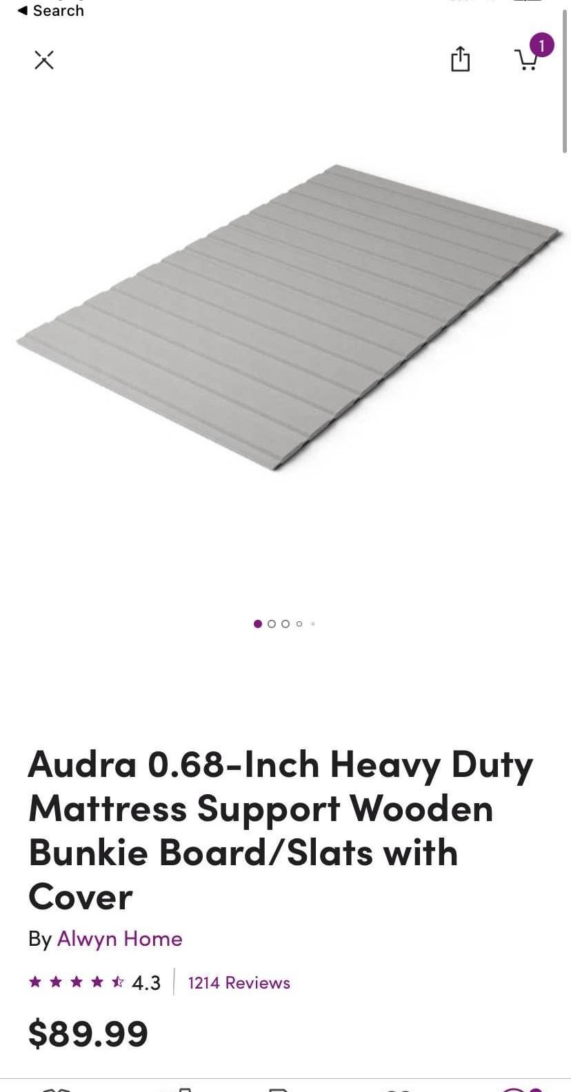 Bunkie Board Queen Size