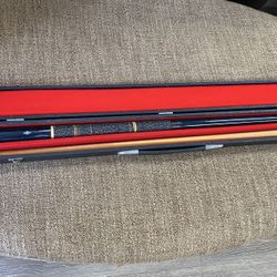 Pool Cue With Case