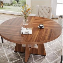 Round Wood Dining Table New (Table  Only)