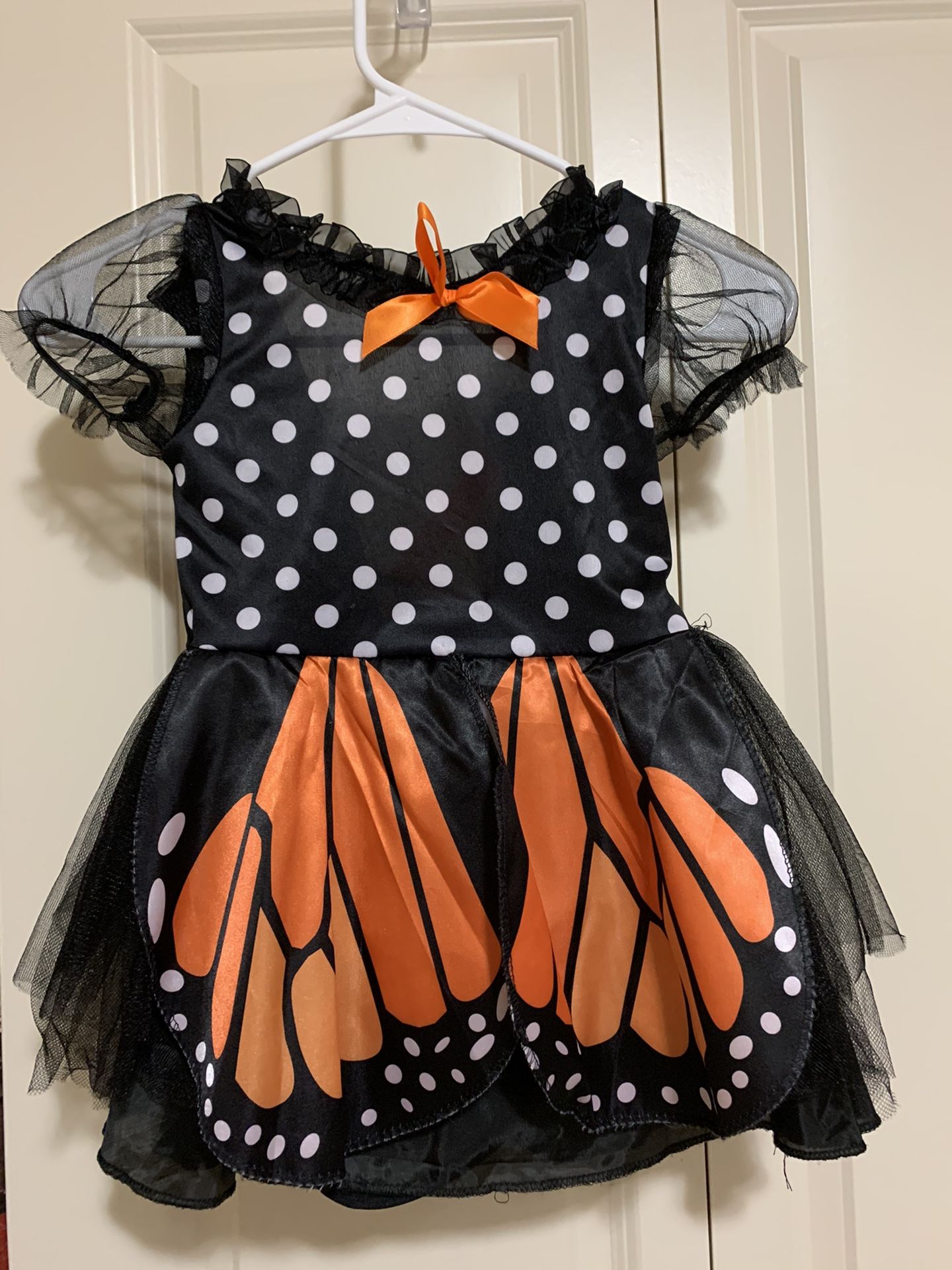 2T-4T size. Monarch butterfly costume.