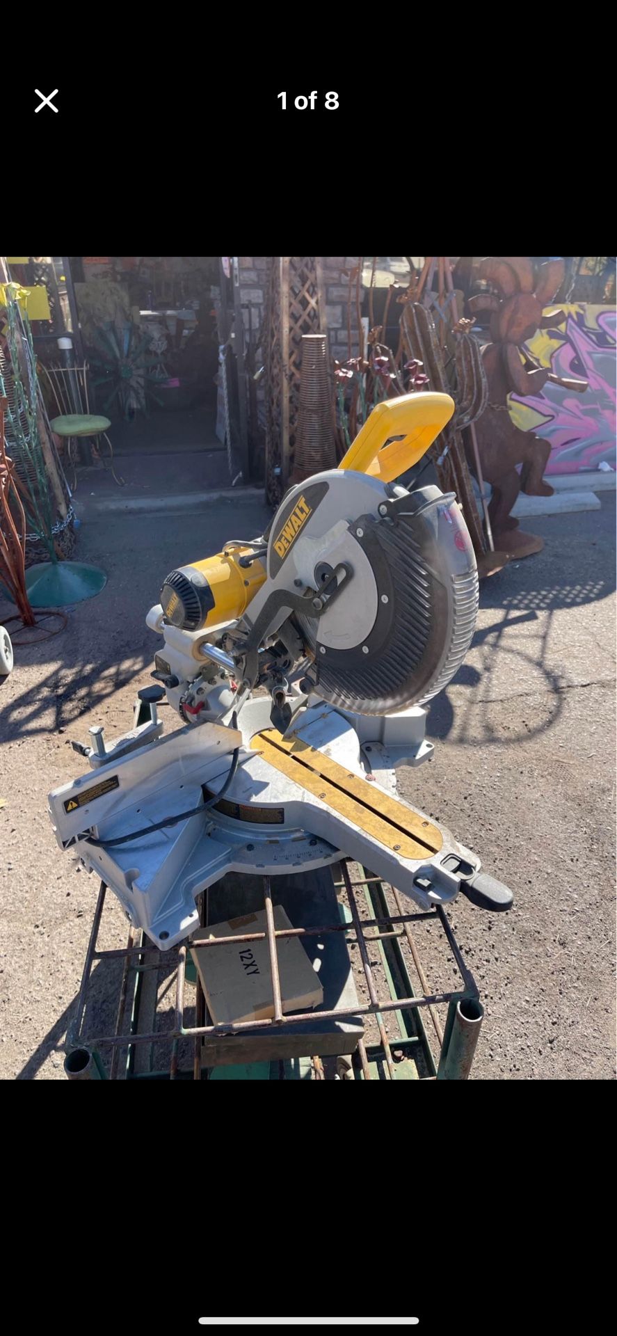 Dewalt Deluxe Top Of The Line Chop saw