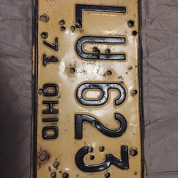 Vintage Lic Plate