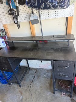 Desk with chair
