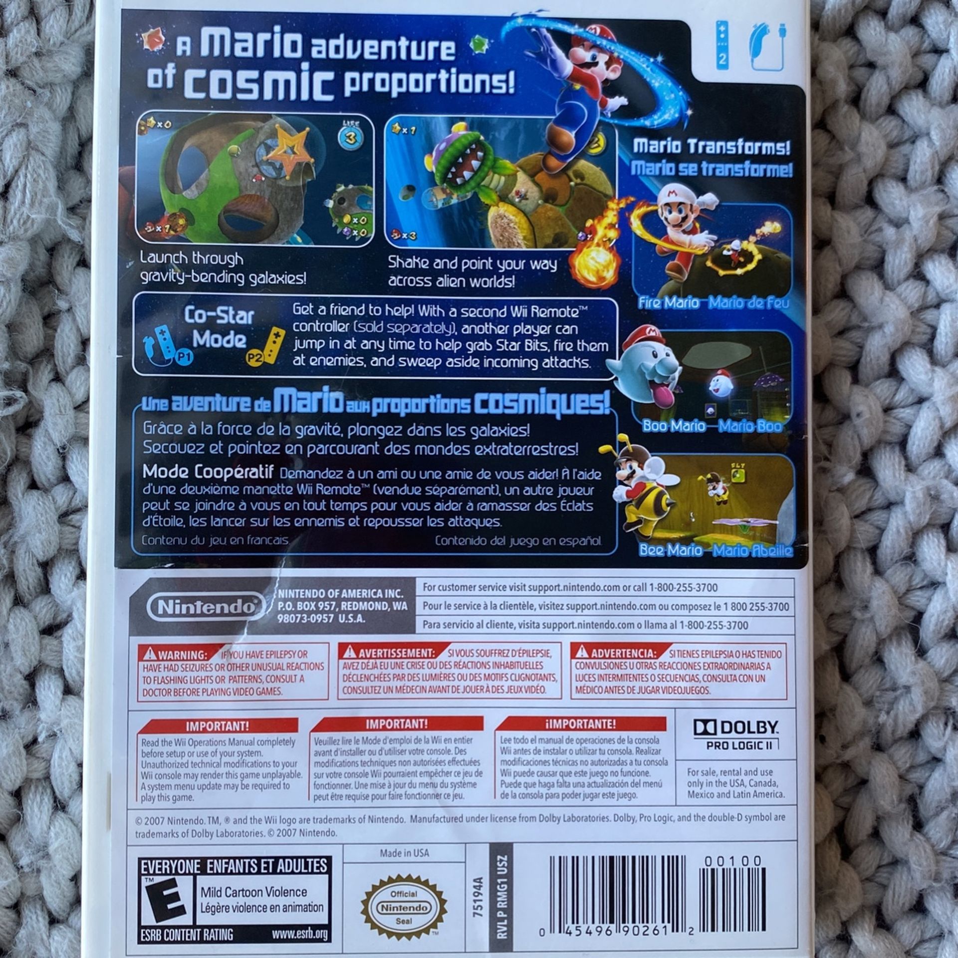 Wii Super Mario Galaxy