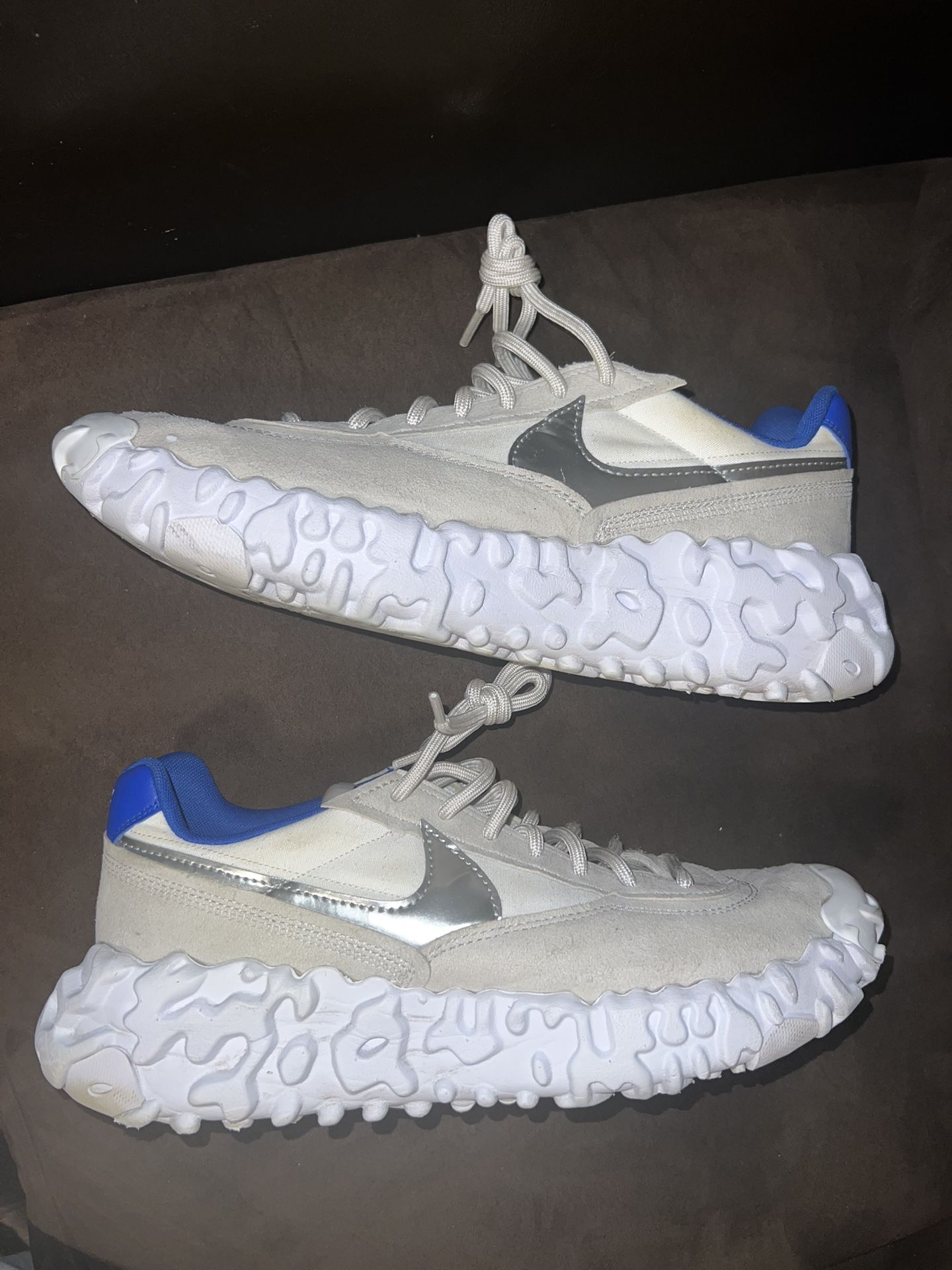 Nike Overbreak SP in the "Light Bone/Rift Blue" men’s size 14