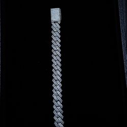 Vvs Moissanite Cuban Bracelet 