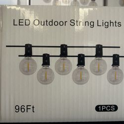 96FT String Light With 30bulbs Plug - In