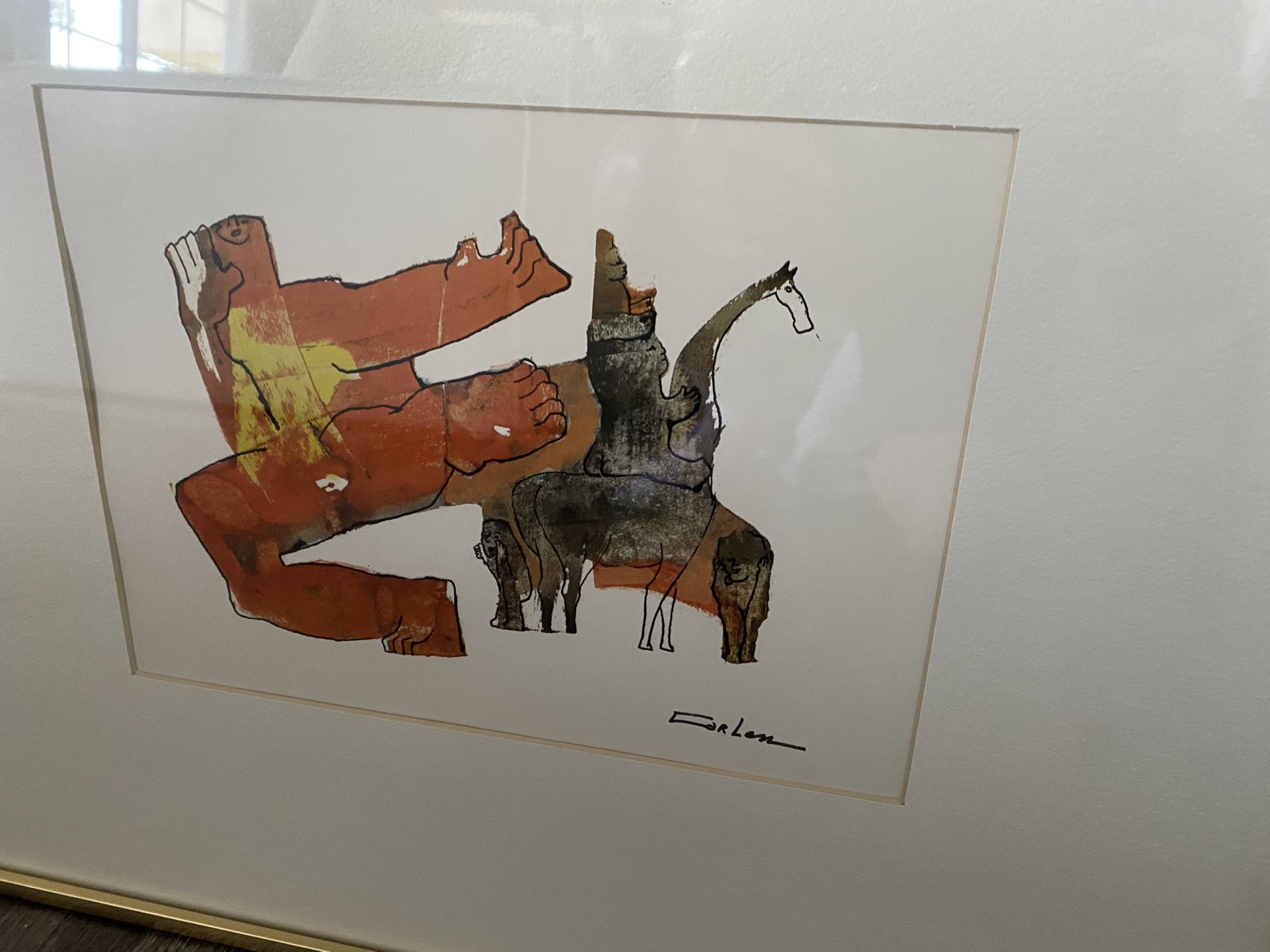 Framed Art Print by David Carlen 20” X 16”